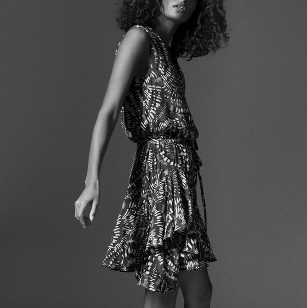 *Restock!* NWT REISS | Elsie Printed Mini Dress - Picture 6 of 7